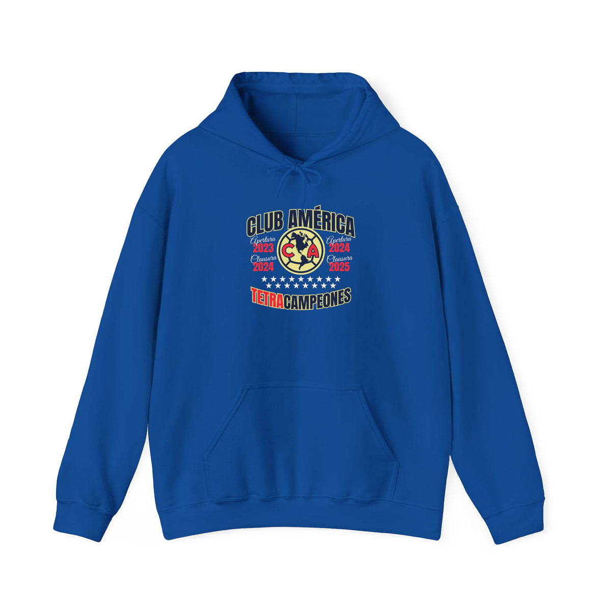 Club América — 17 four-time champion Unisex Heavy Blend™ Hooded Sweatshirt – official Club América licensed merch (view 2)