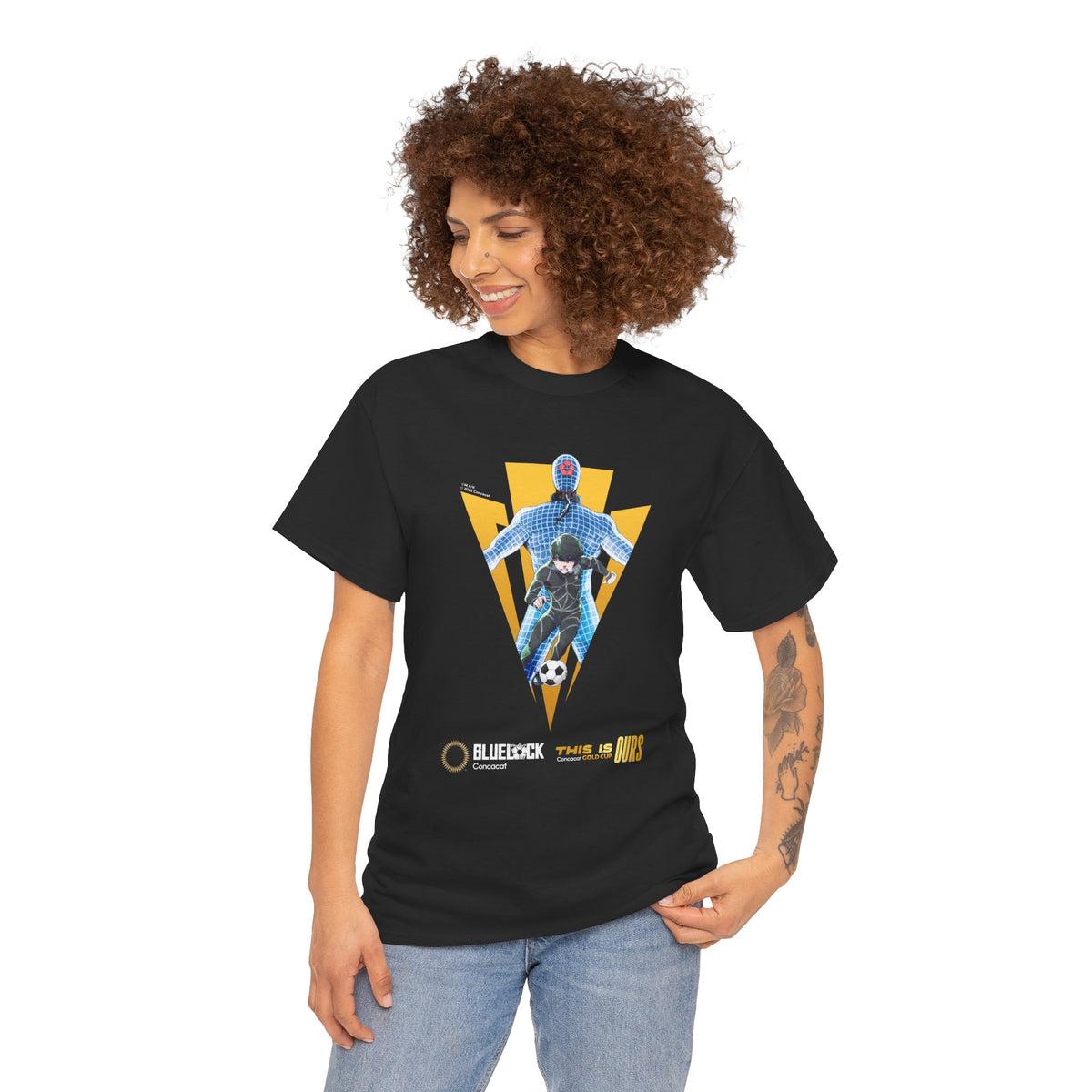 Concacaf x BLUE LOCK - GO MEXICO: Isagi training in Kick-Off Tee – Where Soccer Meets – official Blue Lock x Concacaf licensed merch (view 3)