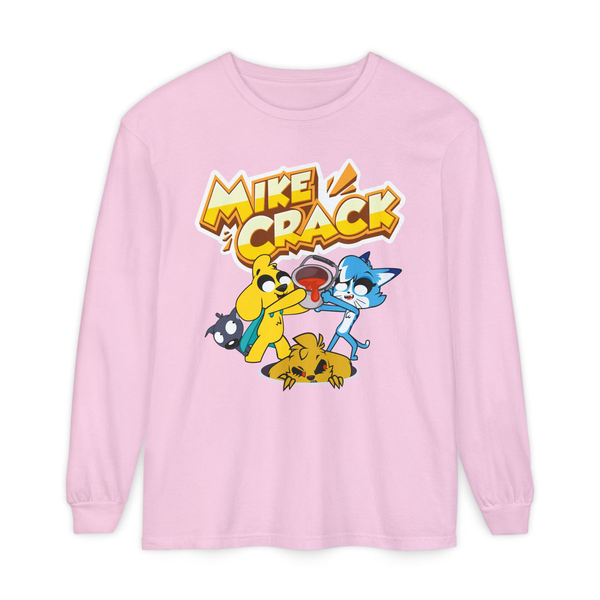 Mikecrack - Playera unisex manga larga