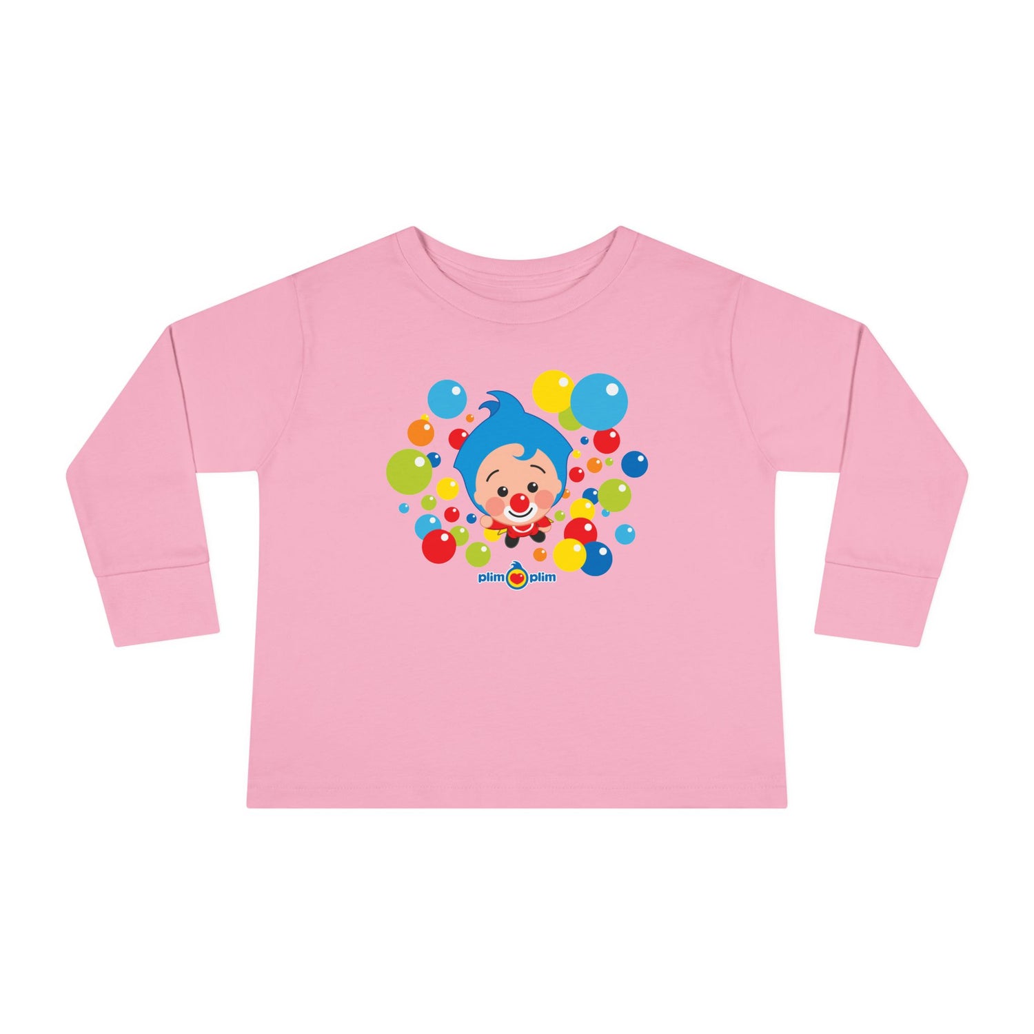 Plim Plim Camiseta Manga Larga de Niños Burbujas