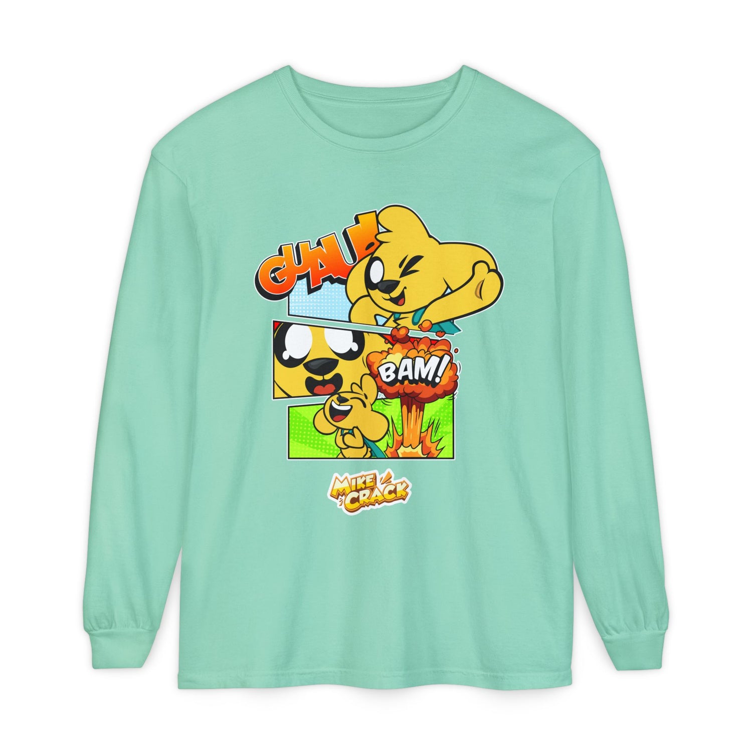 Camiseta de manga larga unisex Mikecrack 