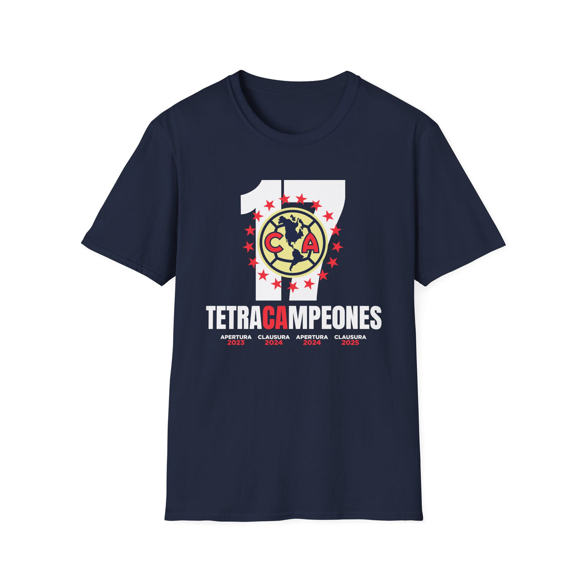 Club América Tetracampeones T-Shirt Collection – official Club América licensed merch (view 2)