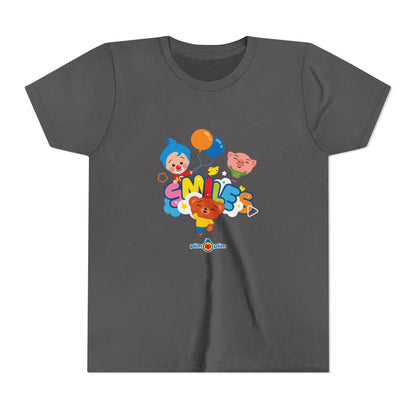 Plim Plim Camiseta Juvenil de Manga Corta Smiles