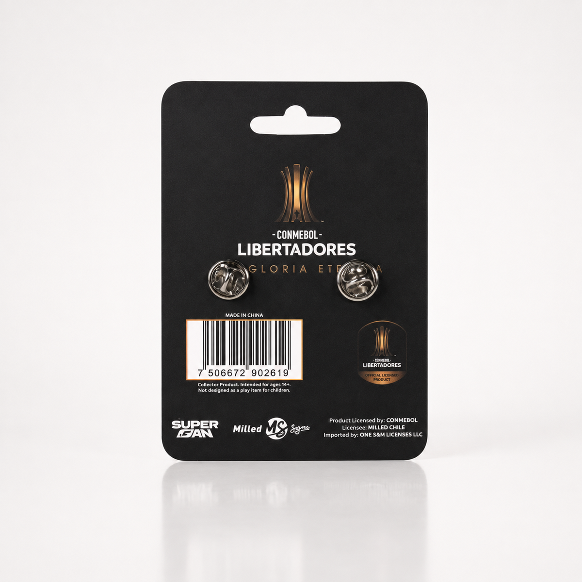 Conmebol Libertadores Collectible Pin Set | Official Football Souvenir – official Conmebol licensed merch (view 2)