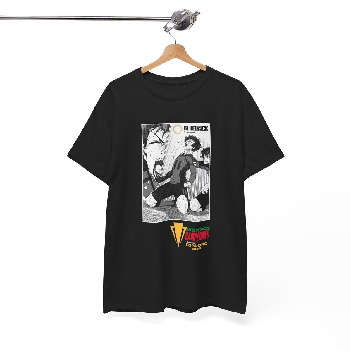 Concacaf x BLUE LOCK - "Mexico Champions Gold Cup 2025" T-shirt – Where Soccer Meets – official Blue Lock x Concacaf licensed merch (view 4)