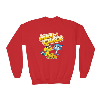 Mikecrack Youth Crewneck Sweatshirt