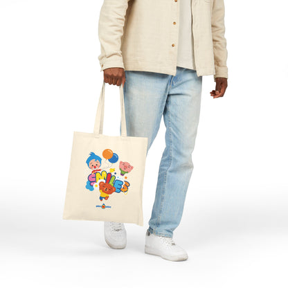 Plim Plim Cotton Canvas Tote Bag