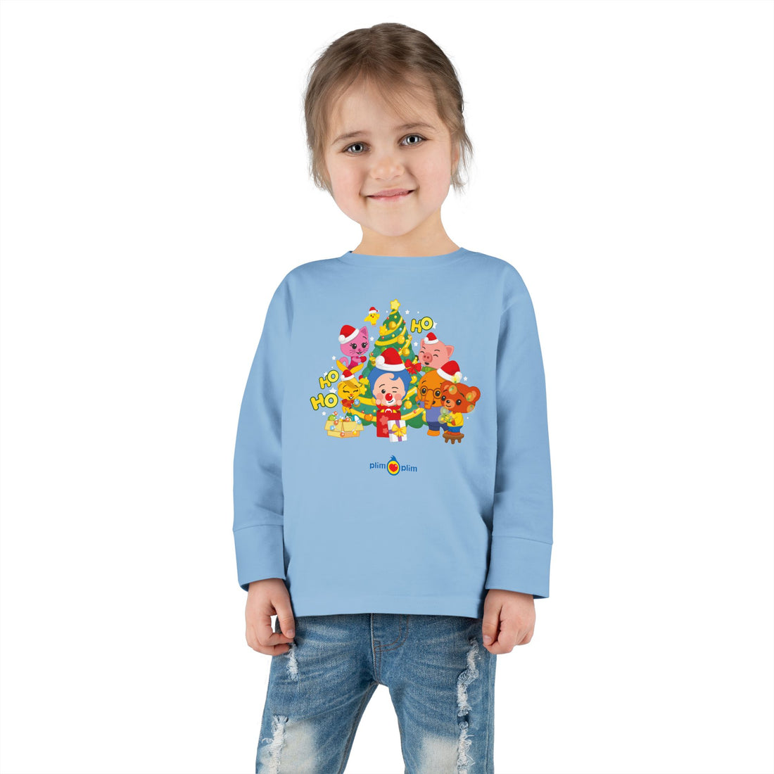 Toddler Christmas Family Long Sleeve Tee - Plim Plim Collection