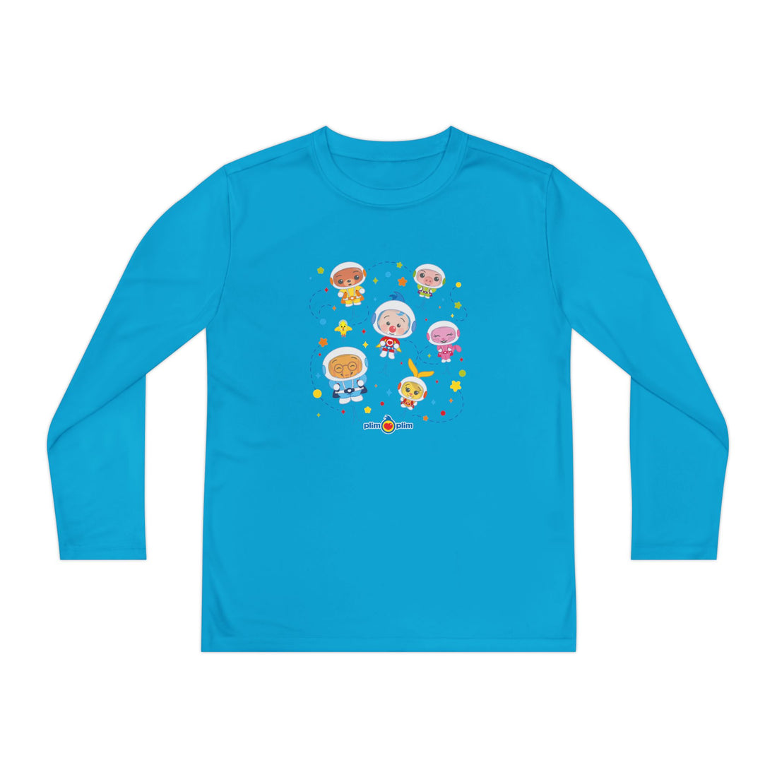 Plim Plim Camiseta Juvenil Manga Larga Astronautas