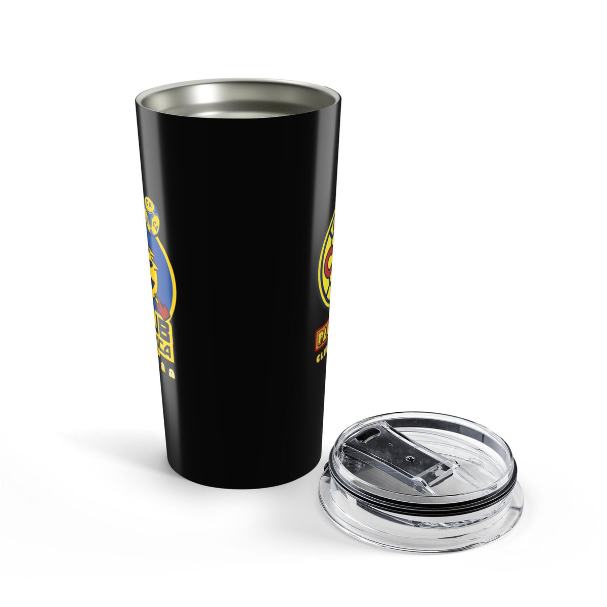 Club América x PAC-MAN Tumbler 20oz – official Club América x PAC-MAN licensed merch (view 2)