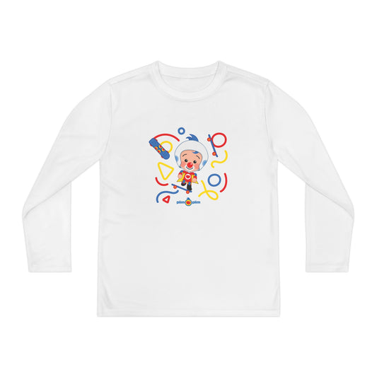 Plim Plim Camiseta Juvenil Manga Larga Patineta
