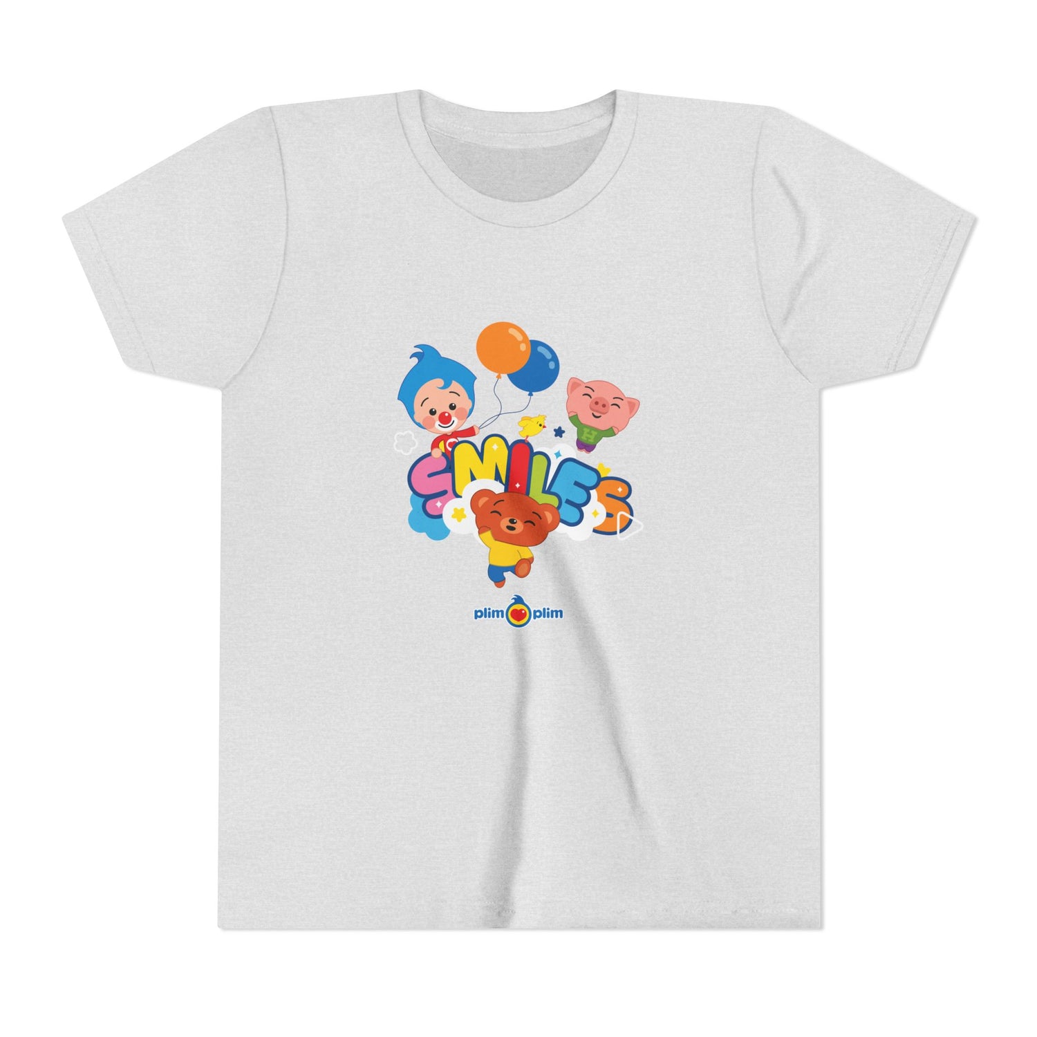 Plim Plim Camiseta Juvenil de Manga Corta Smiles