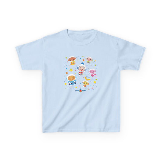 Plim Plim Camiseta para Niños de Algodón Grueso Astronautas