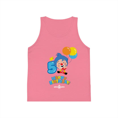 Plim Plim Camiseta de Tirantes de Niños Cumple 5