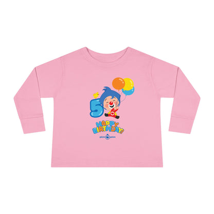 Plim Plim Camiseta Manga Larga de Niños Cumple 5