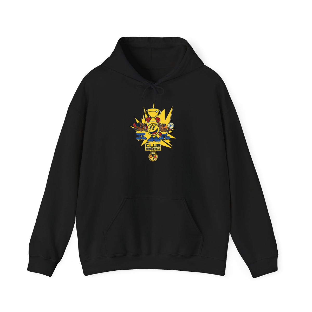 Club América x PAC-MAN - Hooded Sweatshirt – official Club América x PAC-MAN licensed merch (view 4)