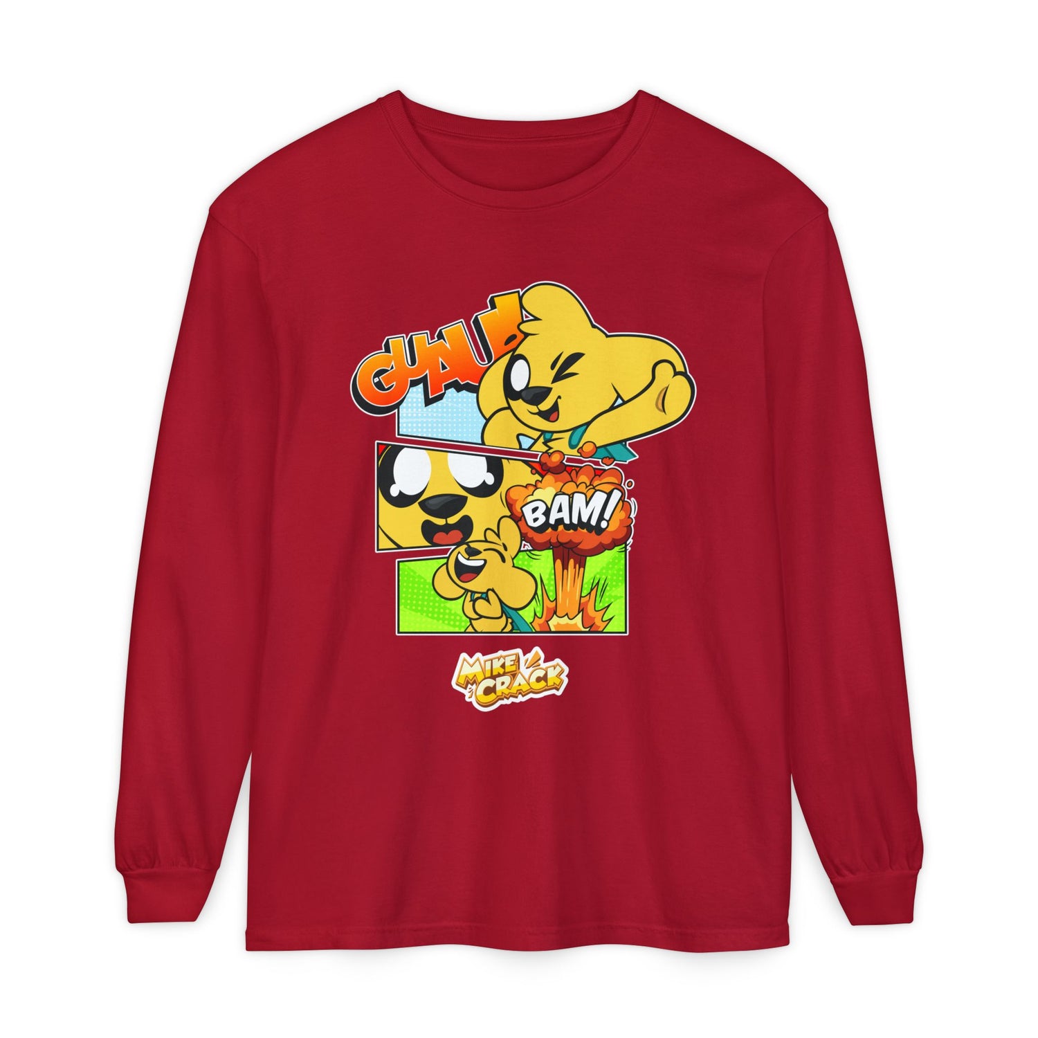 Camiseta de manga larga unisex Mikecrack 