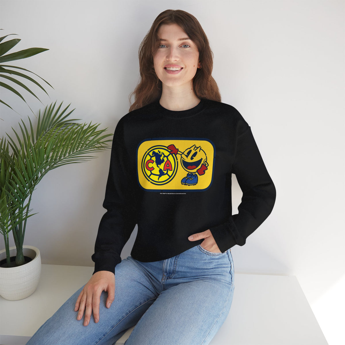 Club América x PAC-MAN - Sweatshirt – official Club América x PAC-MAN licensed merch (view 3)