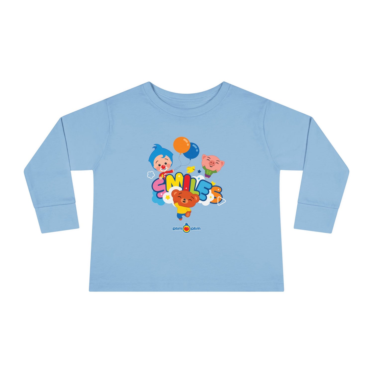 Plim Plim Camiseta Manga Larga de Niños Smiles