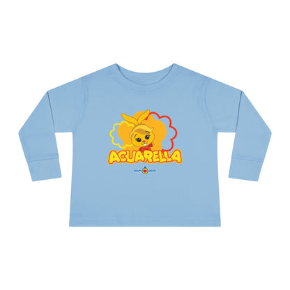Plim Plim Camiseta Manga Larga de Niños Acuarella