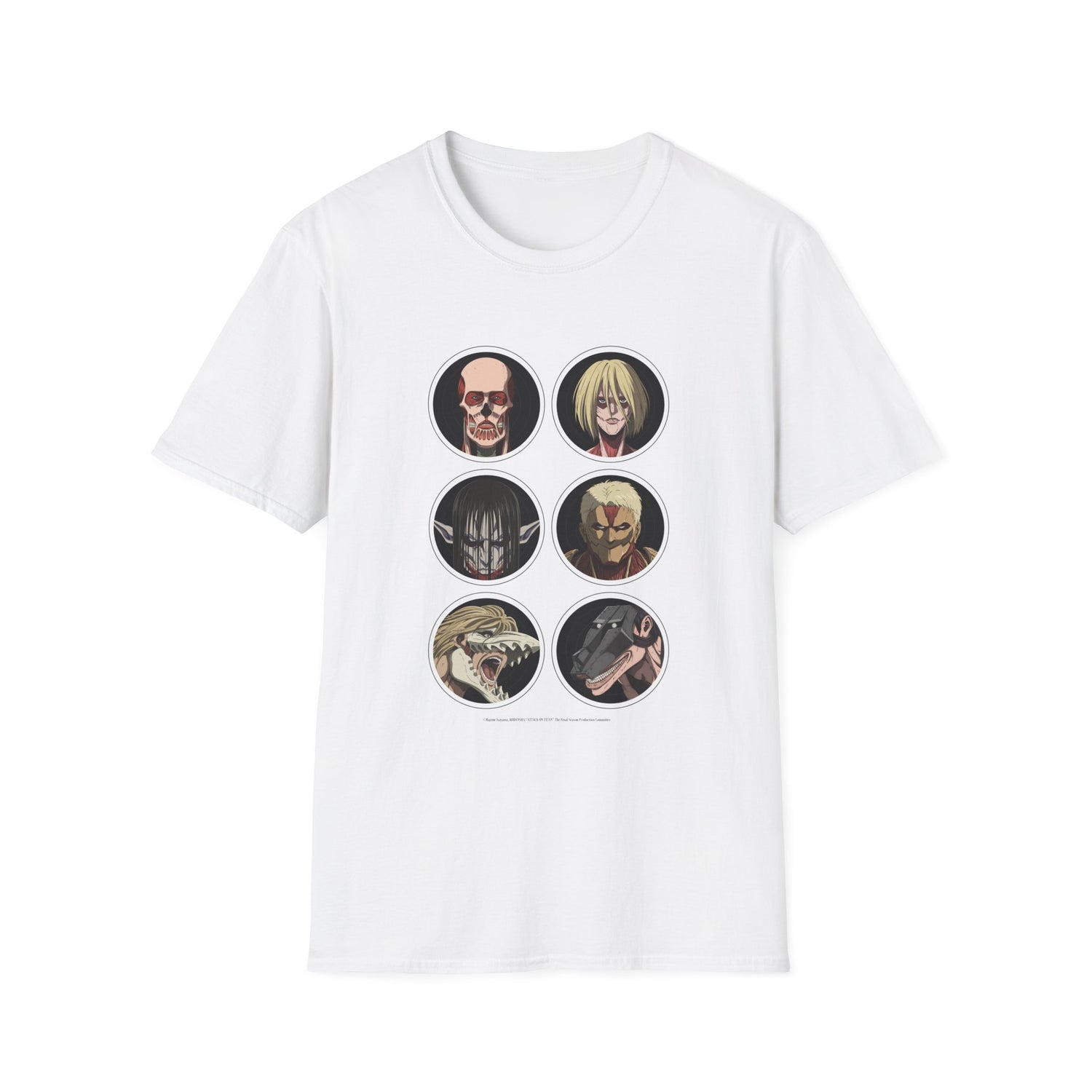 Attack on Titan Final Season - "Titans Close-up" T-shirt
