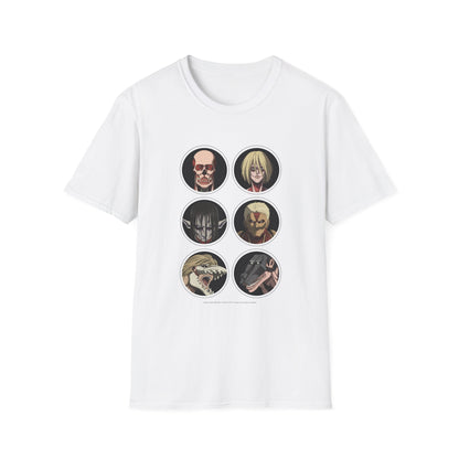 Attack on Titan Final Season - "Titans Close-up" T-shirt