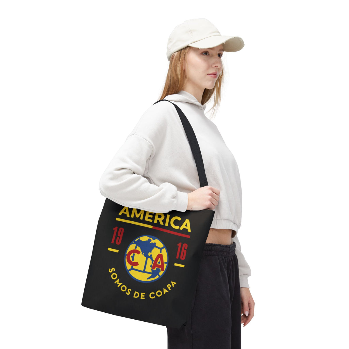 Club América Tote Bag - Retro Mexican Soccer Fan Collection – official Club América licensed merch (view 2)