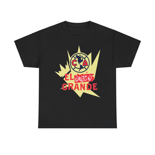 Club America Unisex Tee - El unico Grande (Negro y Azul)