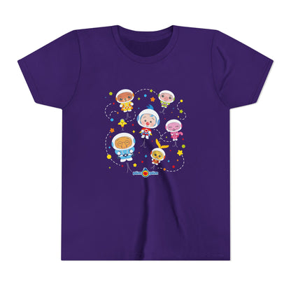 Plim Plim Camiseta Juvenil de Manga Corta Astronautas