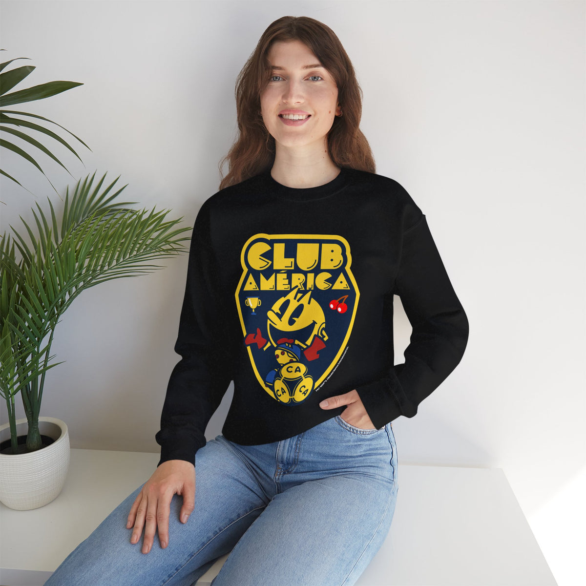 Club América x PAC-MAN - Sweatshirt – official Club América x PAC-MAN licensed merch (view 3)