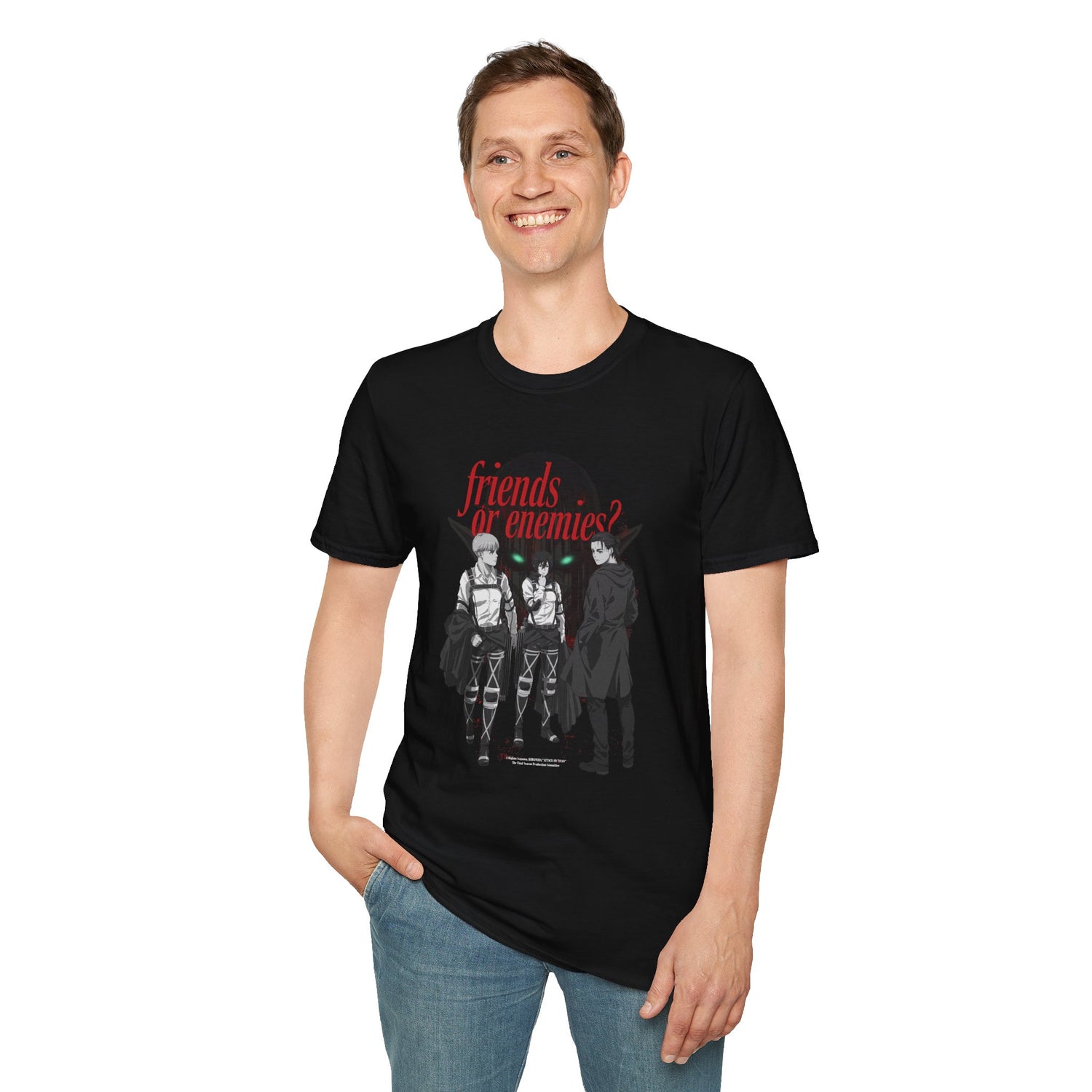 Attack on Titan Final Season - "Friends or Enemies?" T-shirt
