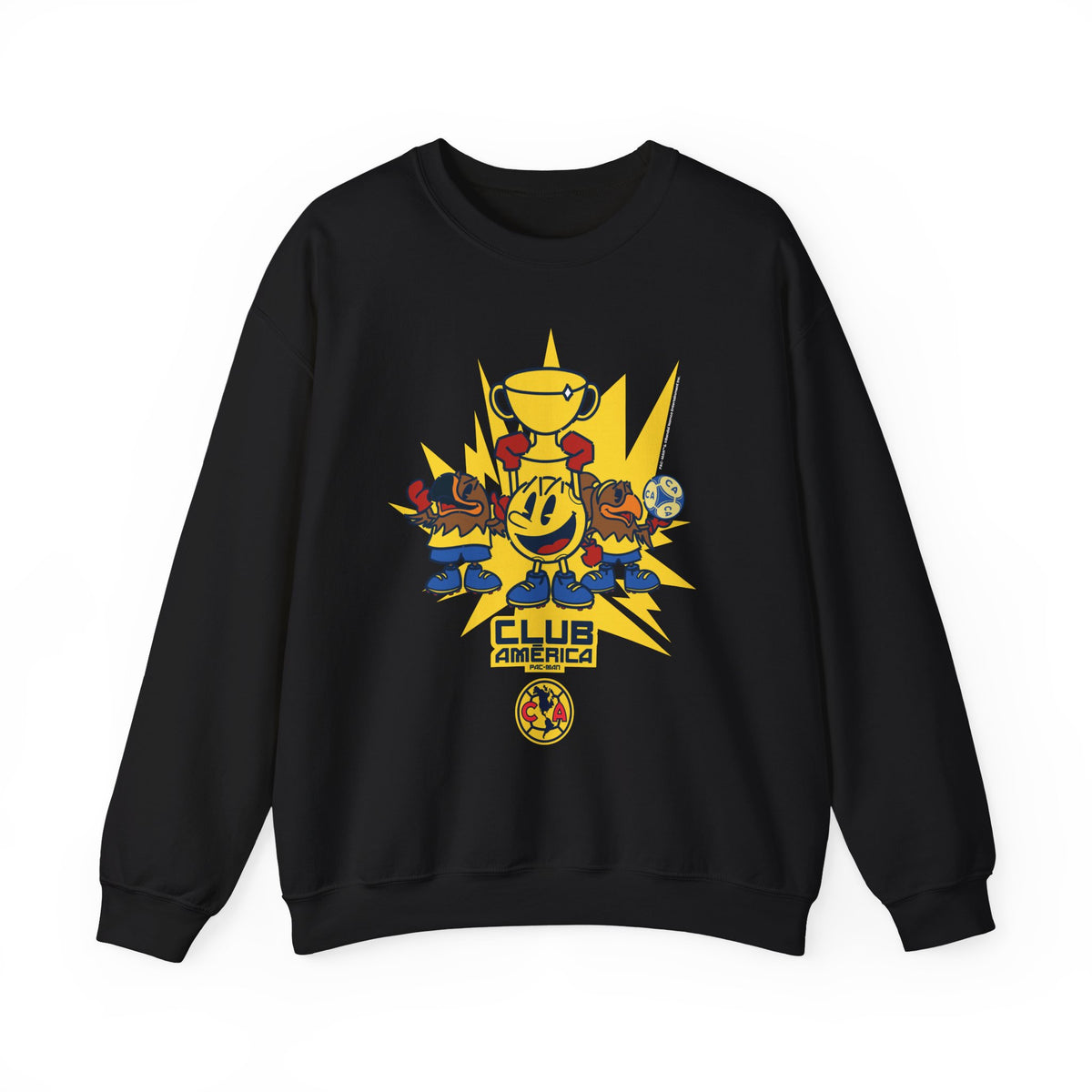 Club América x PAC-MAN - Sweatshirt – official Club América x PAC-MAN licensed merch (view 4)