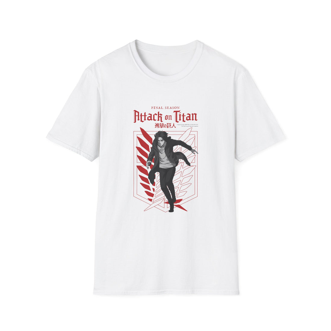 Attack on Titan Final Season - "Eren Jeager" T-shirt – official Attack on Titan licensed merch (view 3)