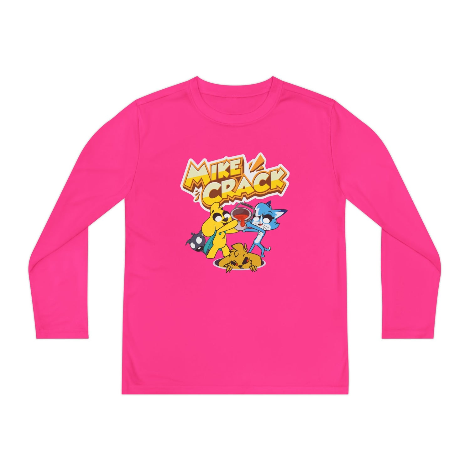 Camiseta deportiva juvenil de manga larga Mikecrack 