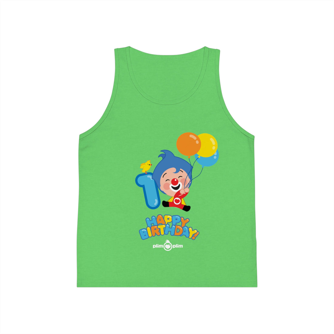 Plim Plim Camiseta de Tirantes de Niños Cumple 1