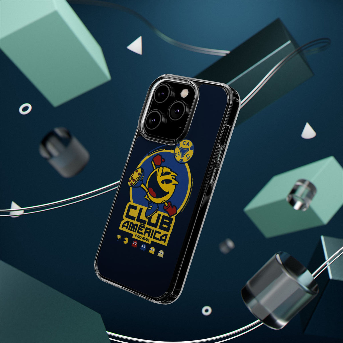 Club América x PAC-MAN – Funda transparente para celular