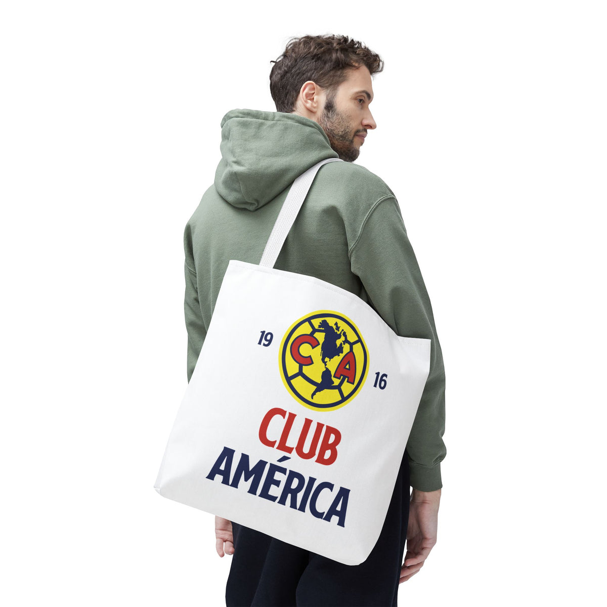 Club América Tote Bag - Retro Mexican Soccer Fan Collection – official Club América licensed merch (view 3)