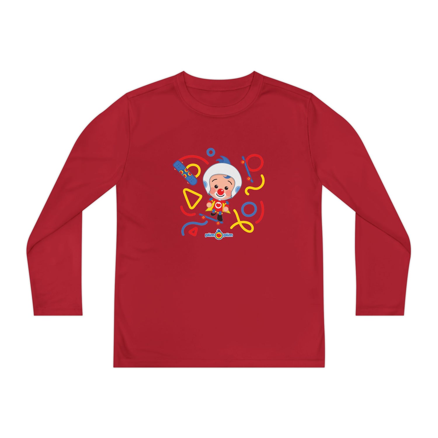 Plim Plim Camiseta Juvenil Manga Larga Patineta