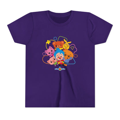 Plim Plim Camiseta Juvenil de Manga Corta Amigos