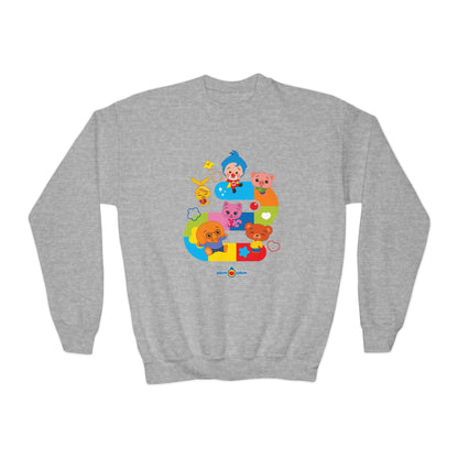 Plim Plim Sudadera Juvenil de Cuello Redondo Juego