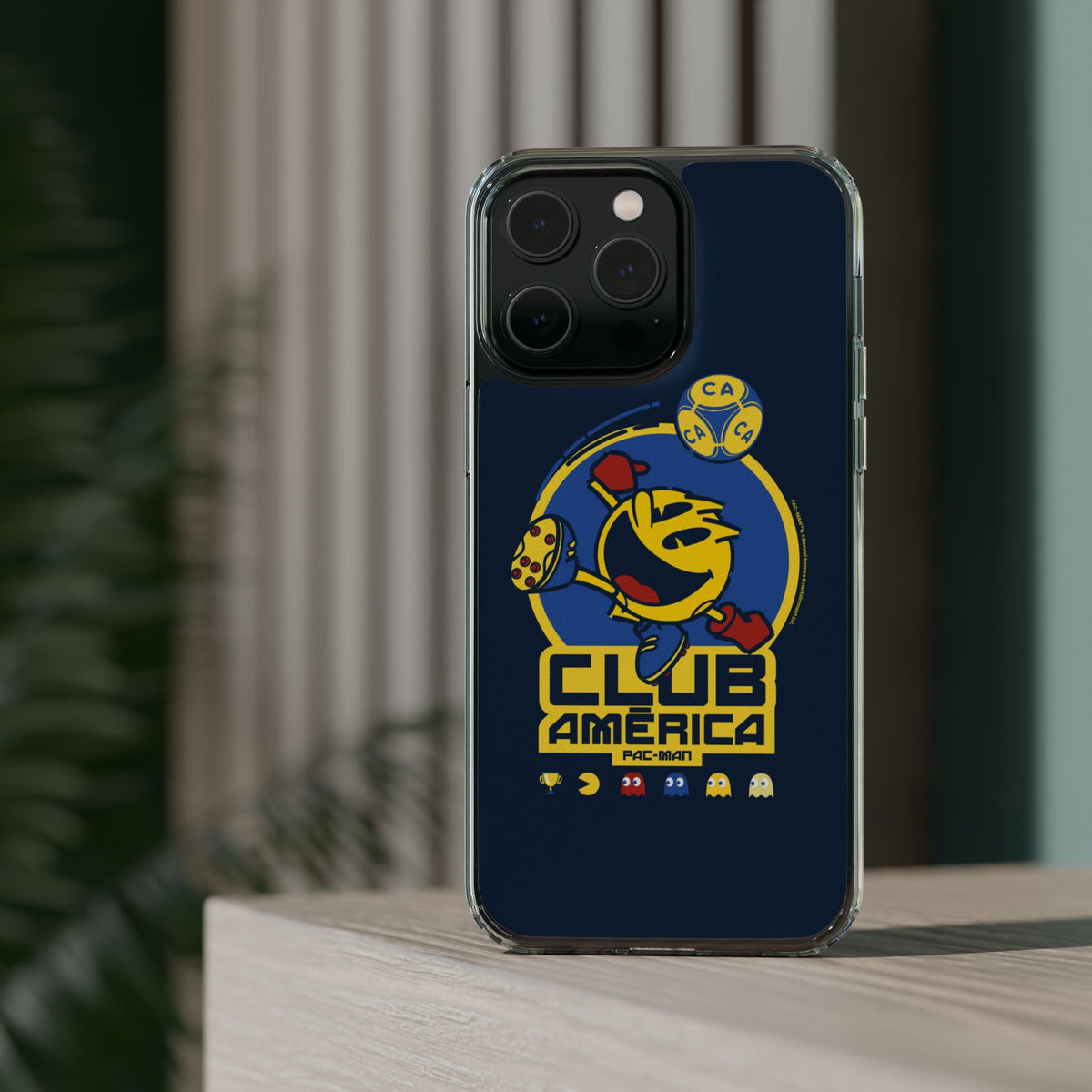Club América x PAC-MAN – Funda transparente para celular