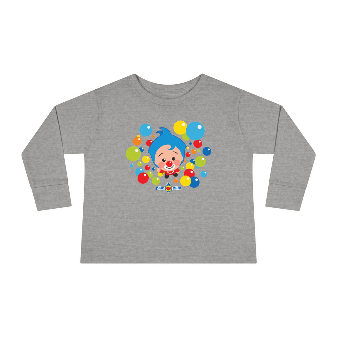 Plim Plim Camiseta Manga Larga de Niños Burbujas