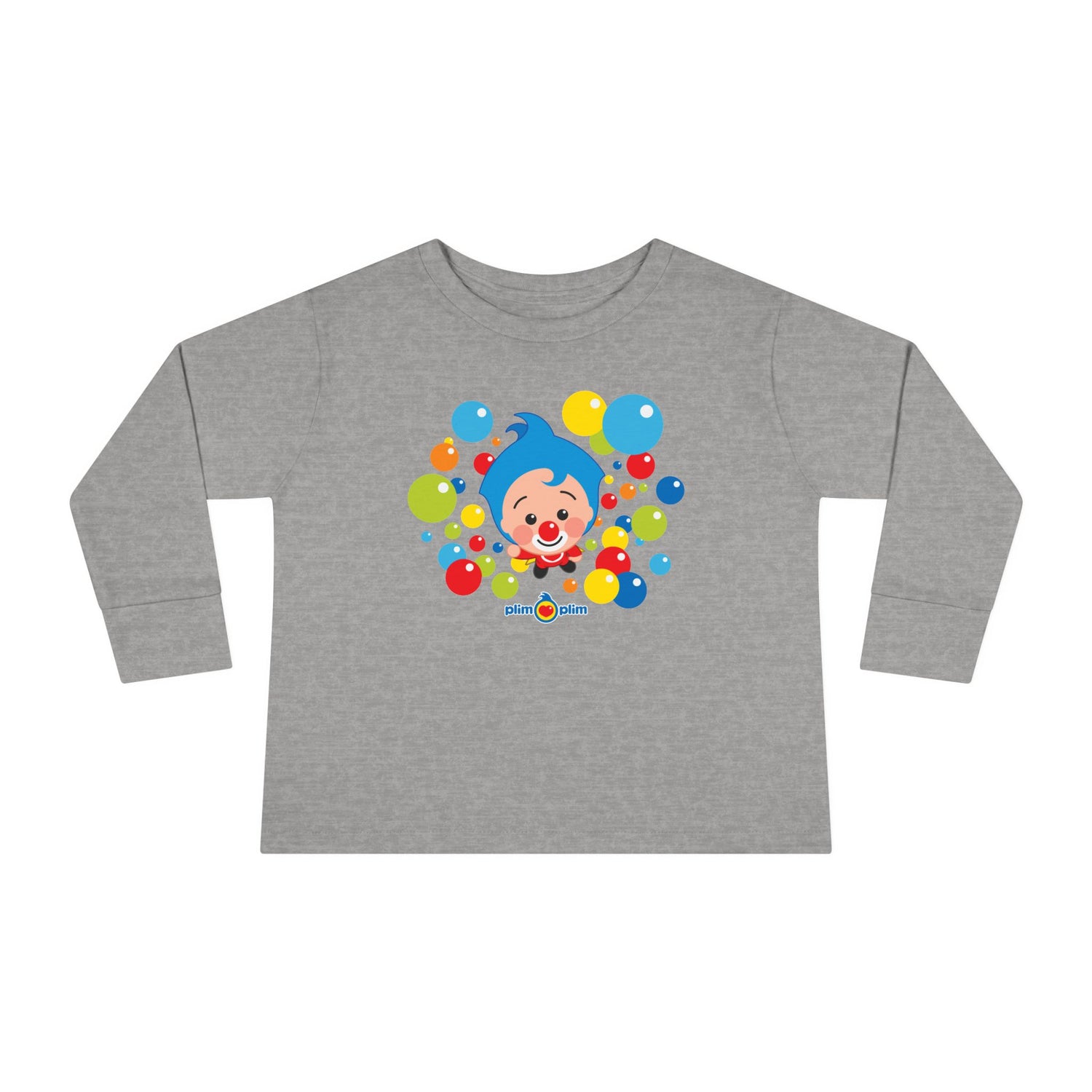 Plim Plim Camiseta Manga Larga de Niños Burbujas