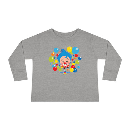 Plim Plim Camiseta Manga Larga de Niños Burbujas