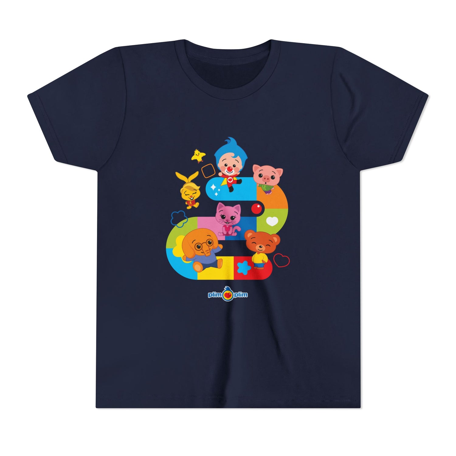 Plim Plim Camiseta Juvenil de Manga Corta Juego