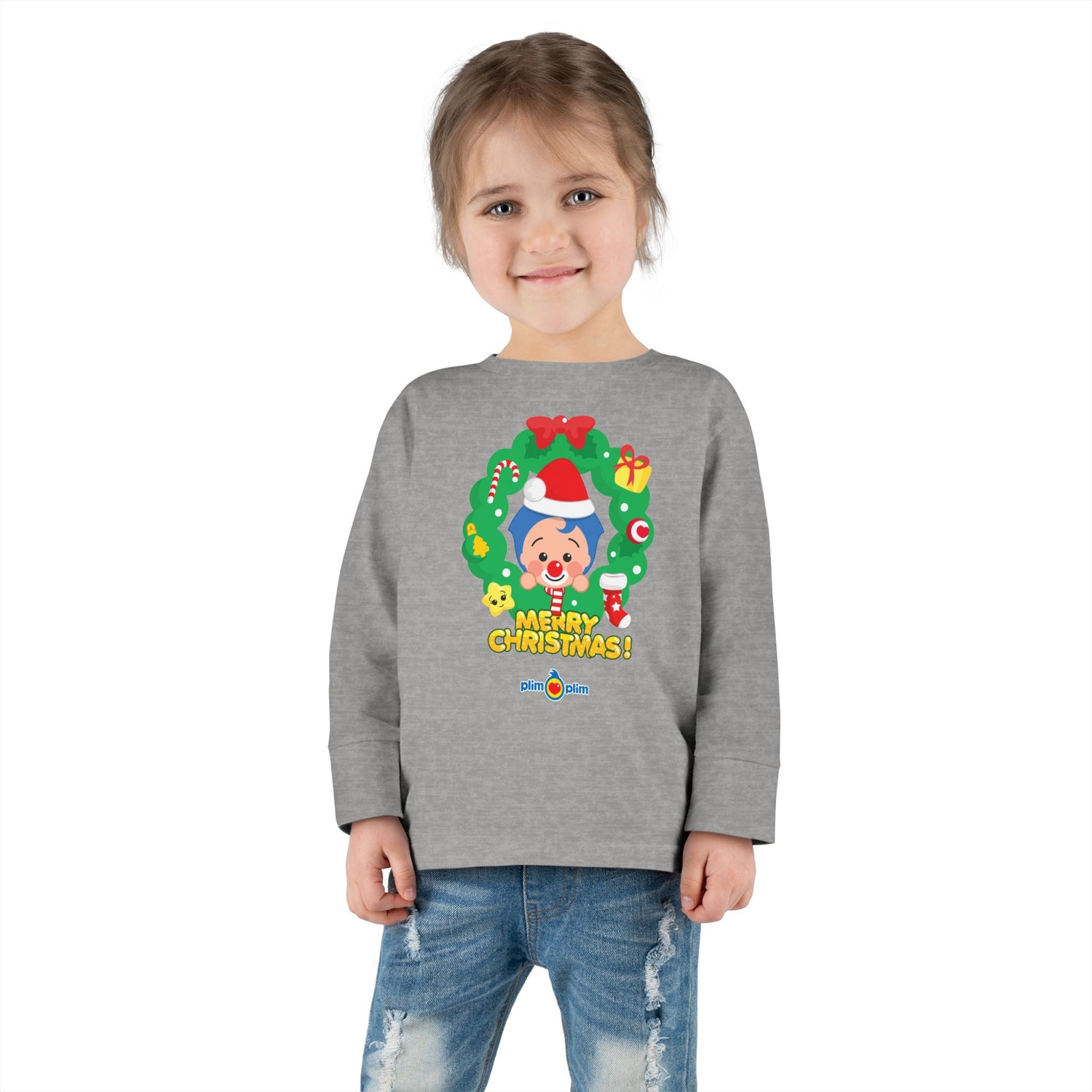 Toddler Christmas Family Long Sleeve Tee - Plim Plim Collection