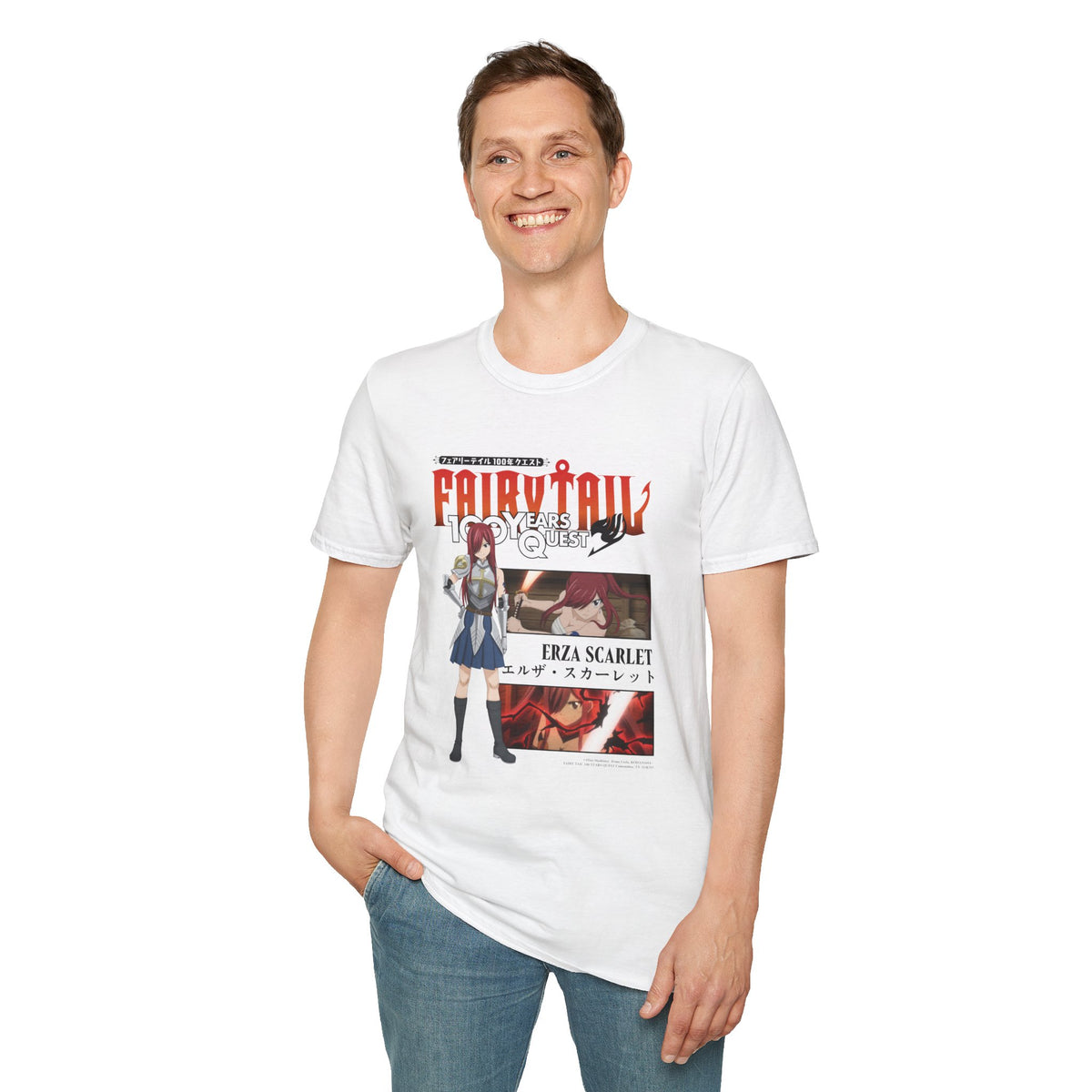 FAIRY TAIL 100 YEARS QUEST - "Erza Moments" T-shirt – official Fairy Tail licensed merch