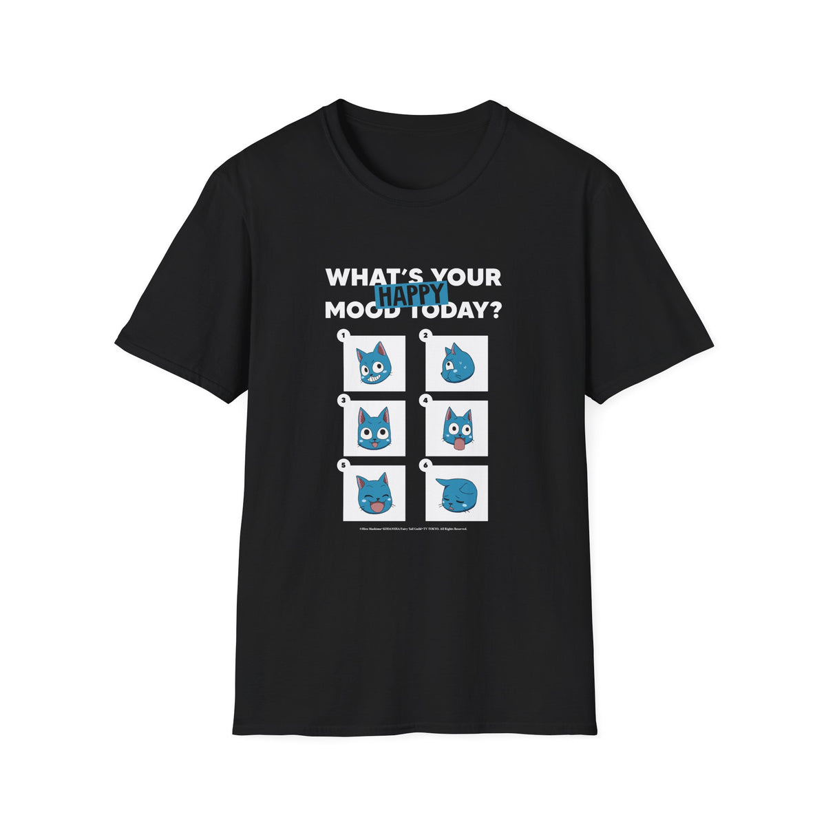 FAIRY TAIL - "Happy Mood" T-shirt – official Fairy Tail licensed merch (view 2)