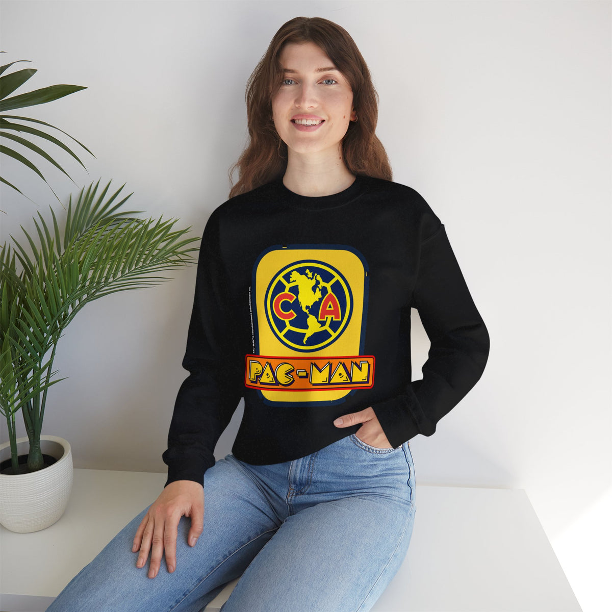 Club América x PAC-MAN - Sweatshirt – official Club América x PAC-MAN licensed merch (view 3)