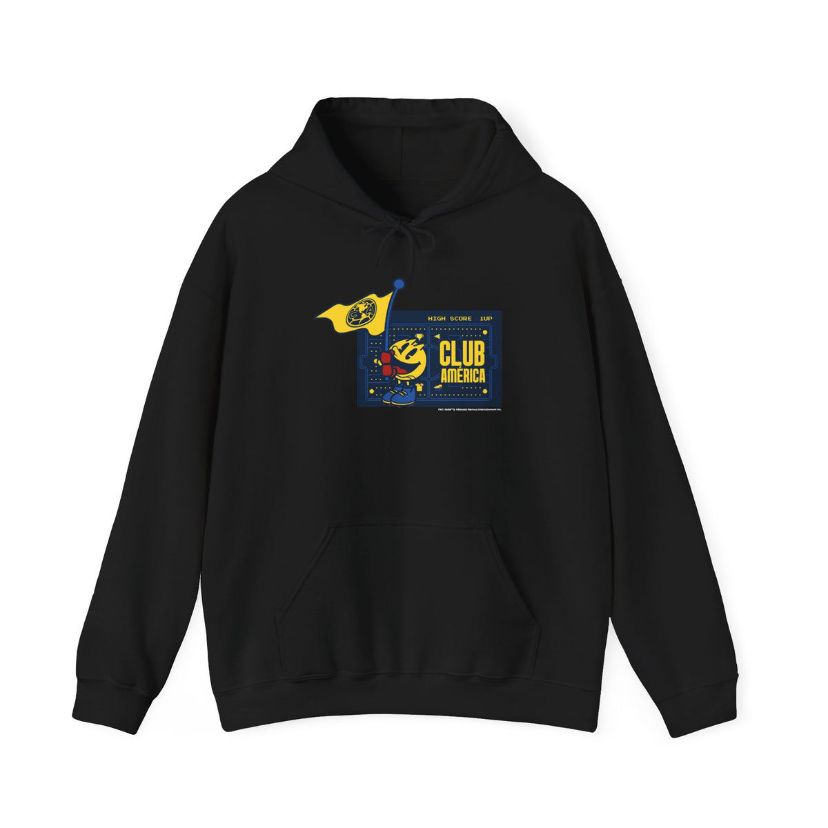 Club América x PAC-MAN - Hooded Sweatshirt – official Club América x PAC-MAN licensed merch (view 4)